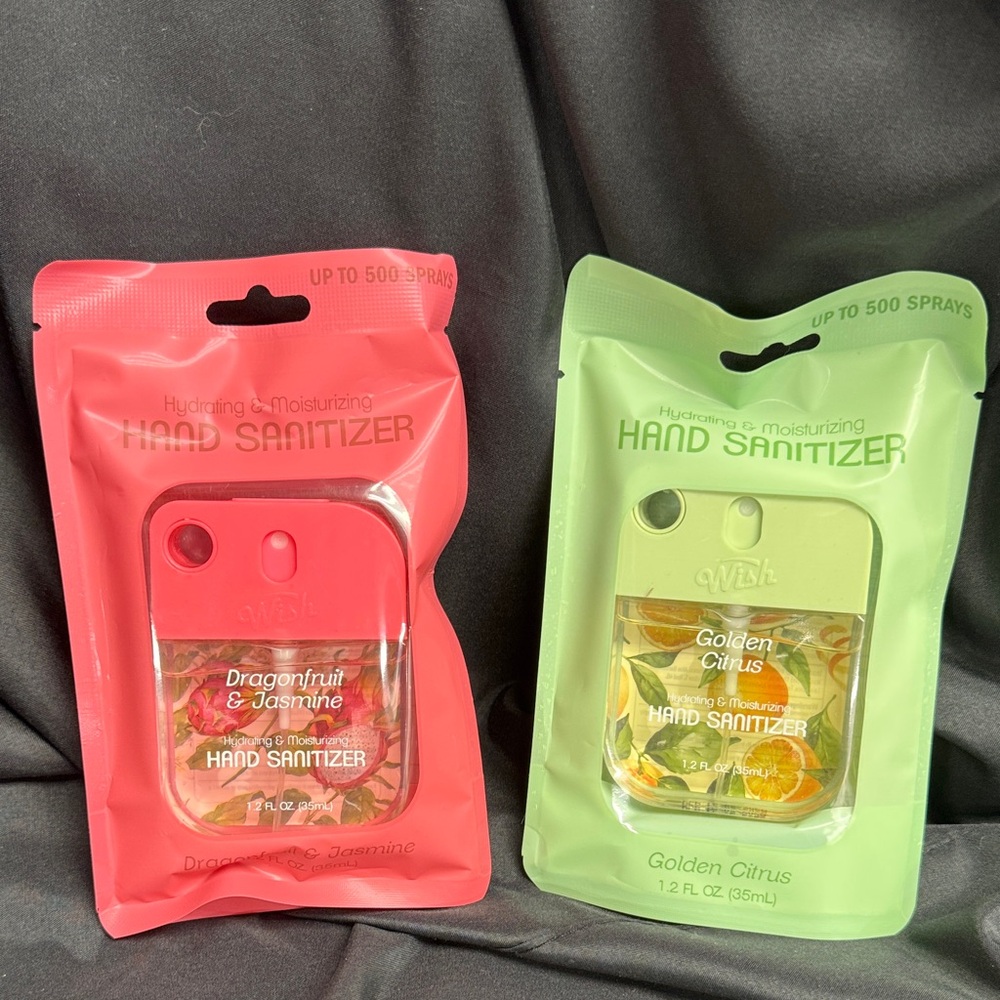 Wish Hand Sanitizer Set - Pink and Green